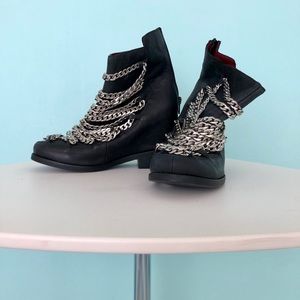 Jeffery Campbell chain boots